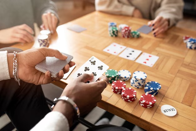 Roulette wheel on live table